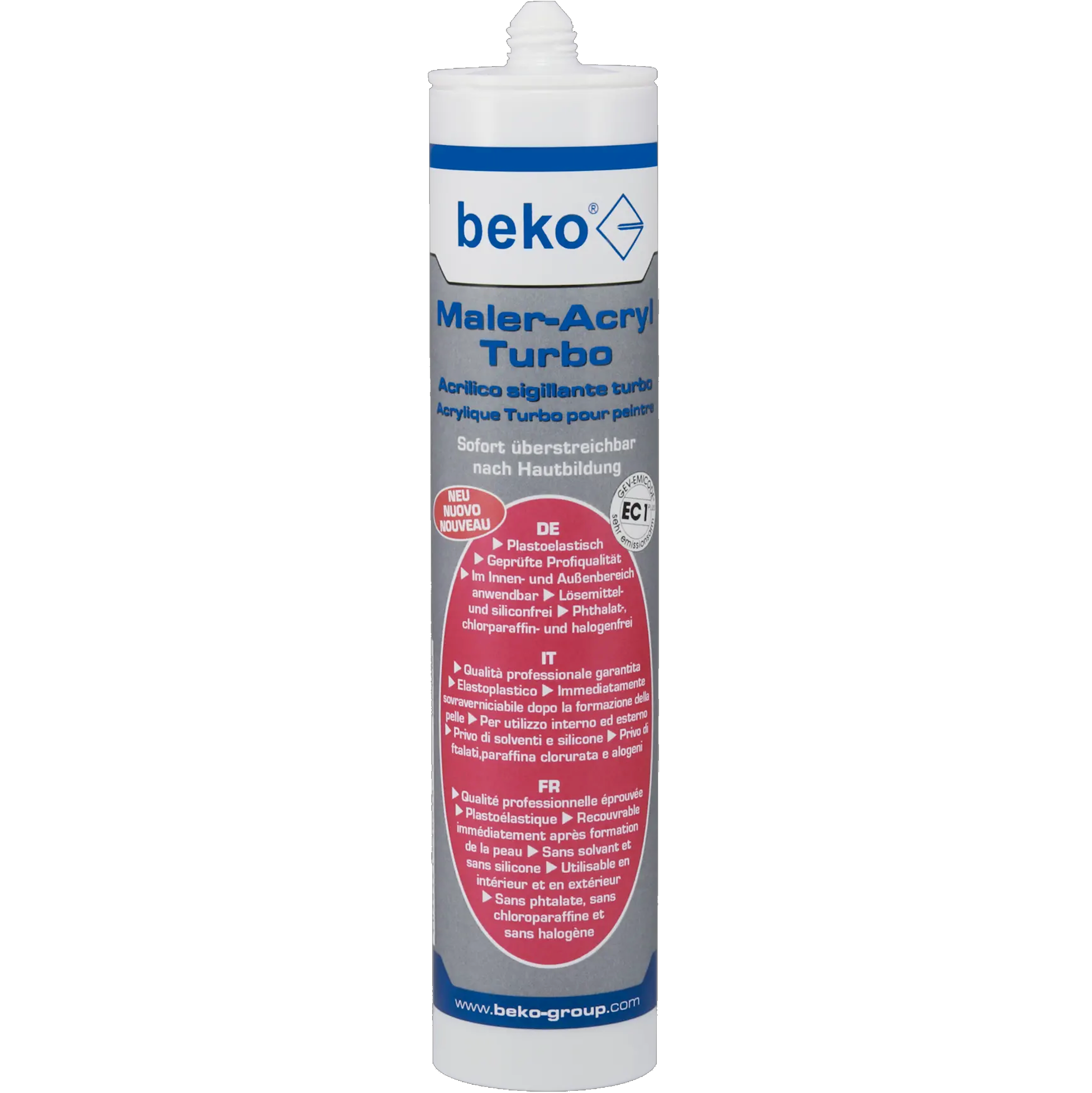 beko® Maler-Acryl Turbo (sofort überstreichbar)