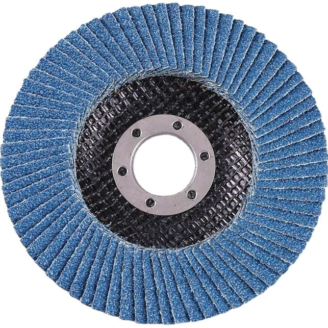 (AKTIONSRABATT) 15x Fächerscheiben (∅115mm, blau)