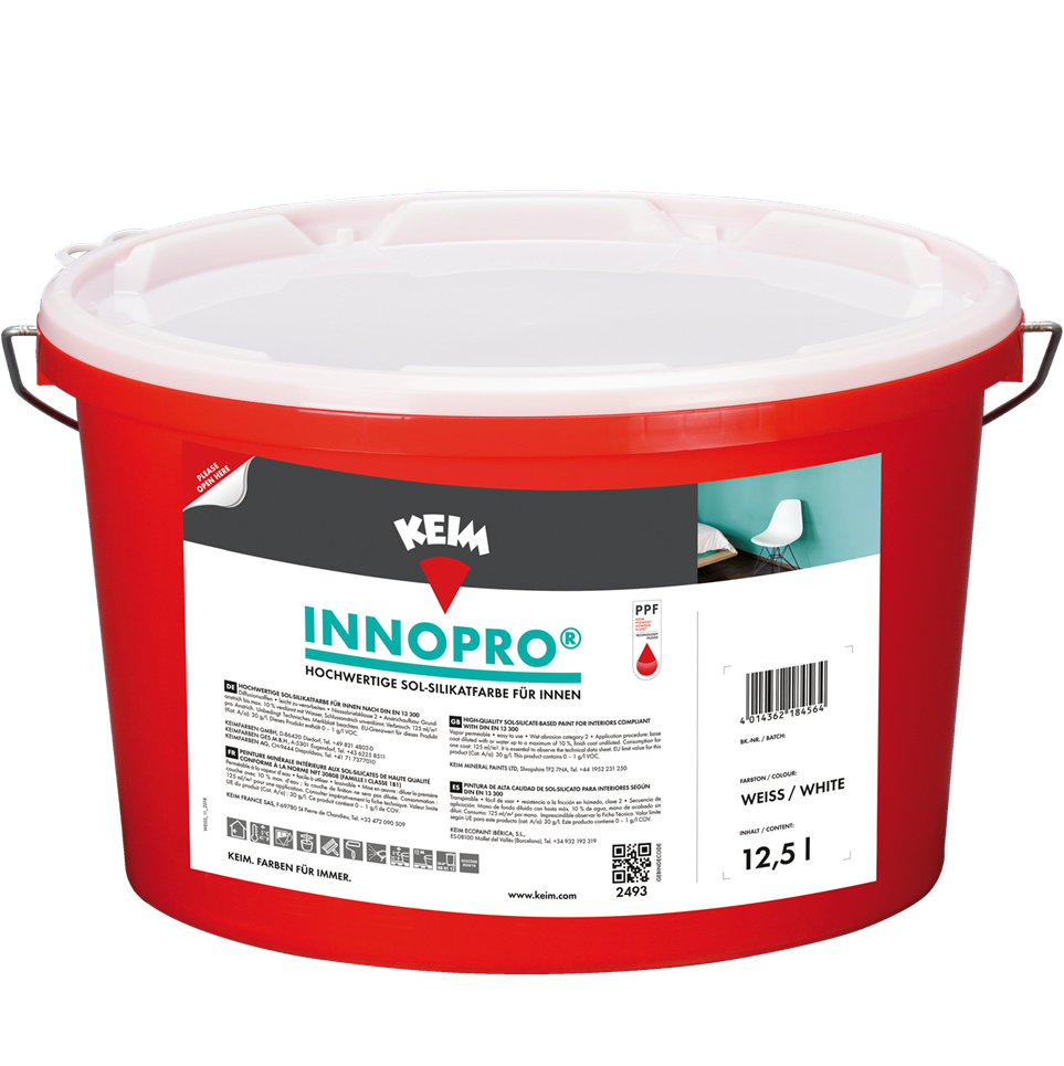 KEIM® Innopro, Sol-Silikatfarbe für Innen