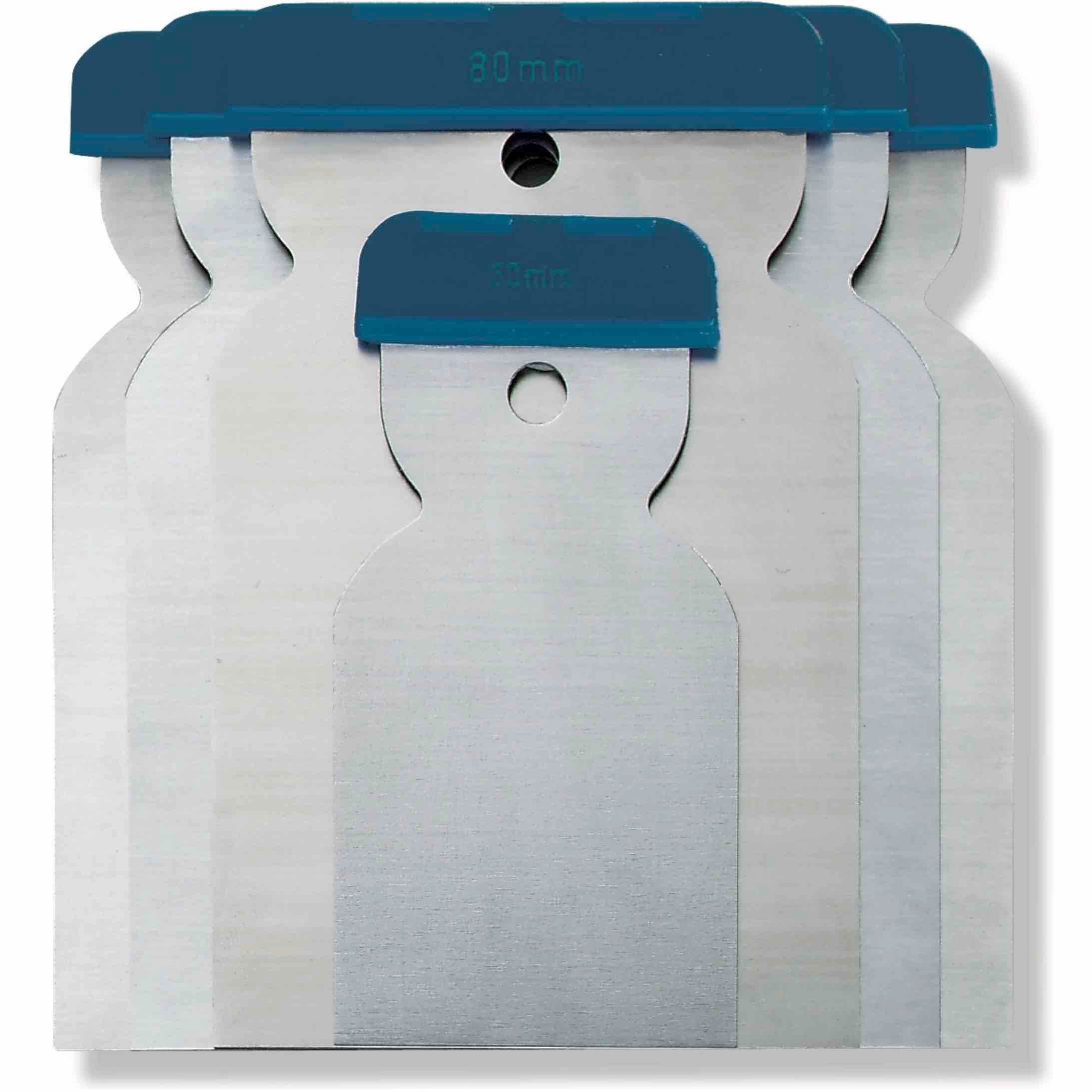 Flächenspachtel, Stahl, 4-teilig