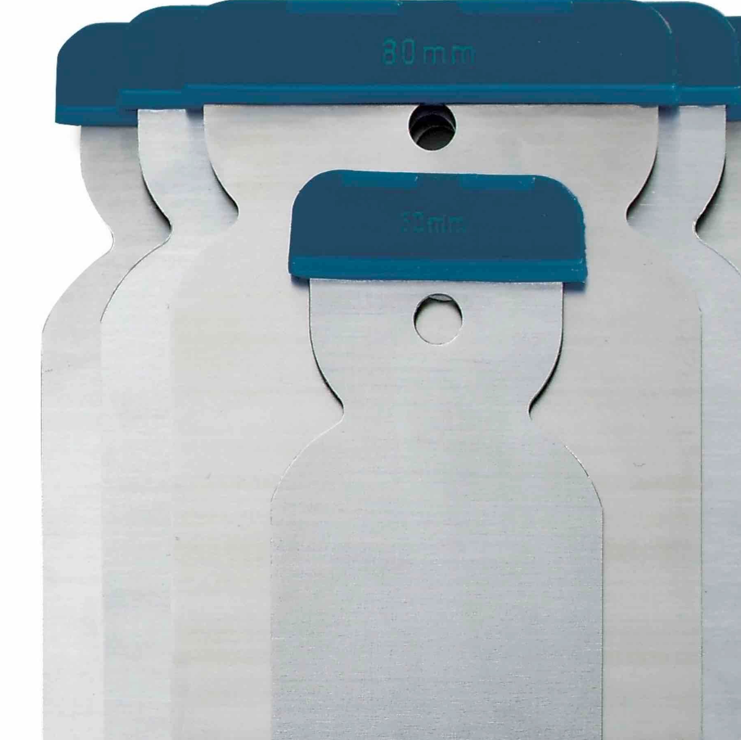 Flächenspachtel, Stahl, 4-teilig