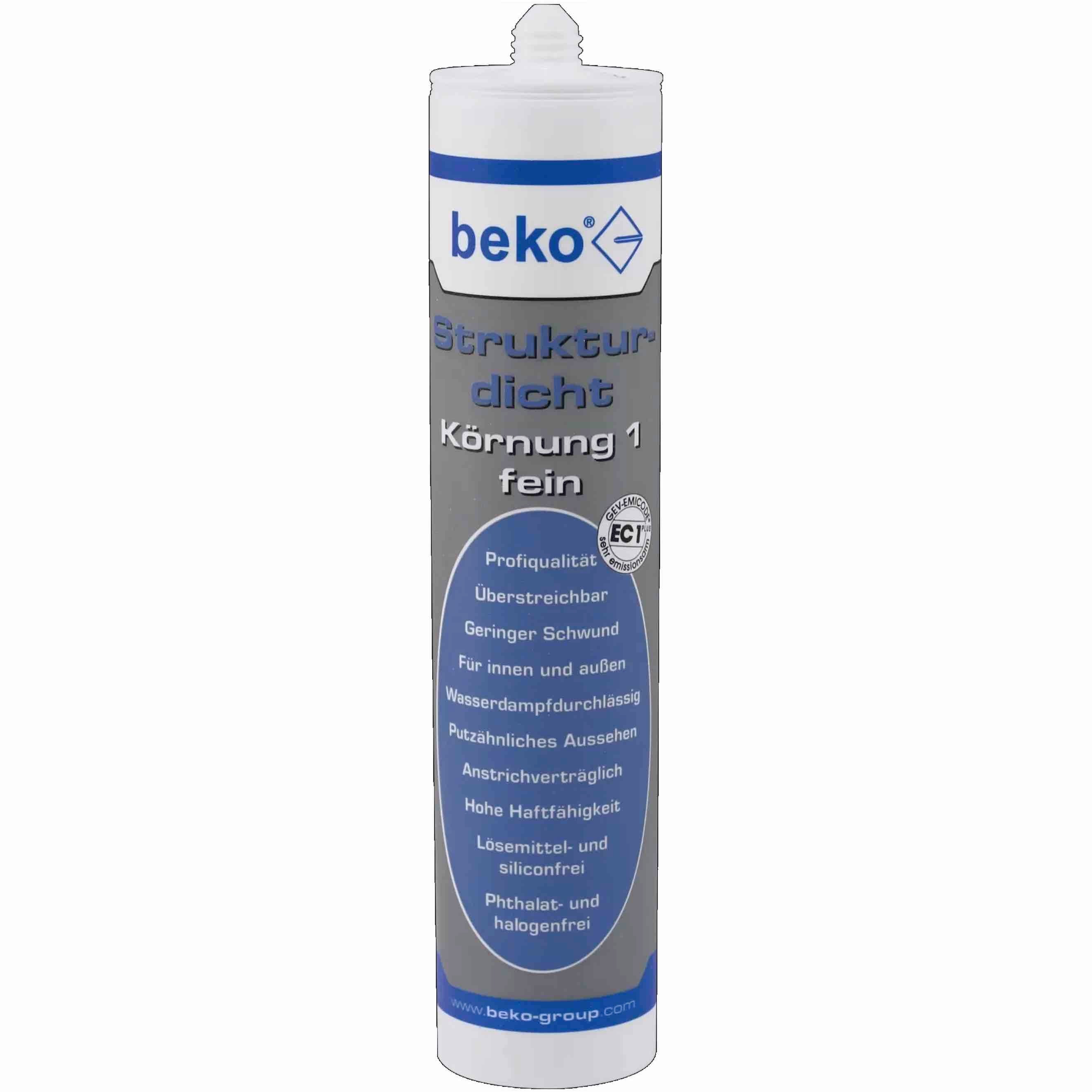 beko® Strukturdicht weiß-strukturiert