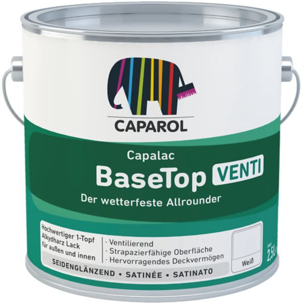 CAPAROL® Capalac BaseTop Venti (weiß) | wetterfester Bautenlack