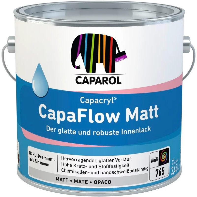 CAPAROL® Capacryl CapaFlow (weiß) | glatter und robuster Innenlack