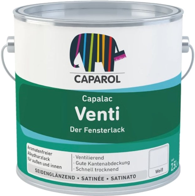 CAPAROL® Capalac Venti (weiß) | Feuchtigkeitsregulierendes Fenster-Lack­system