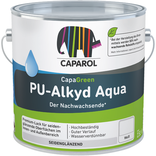 Caparol_CapaGreen_PU-Alkyd_Aqua_seidenglaenzend_2_5_L