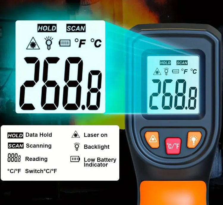 Infrarot-Thermometer für Oberflächen