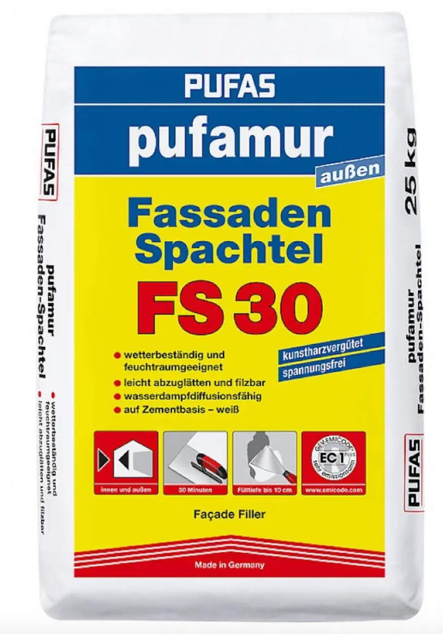 PUFAS_Fassadenspachtel_FS30_25kg