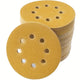 Schleifscheiben (Gold) Ø 125mm 8-Loch ⎥ Klett ⎥ ab 10er Pack