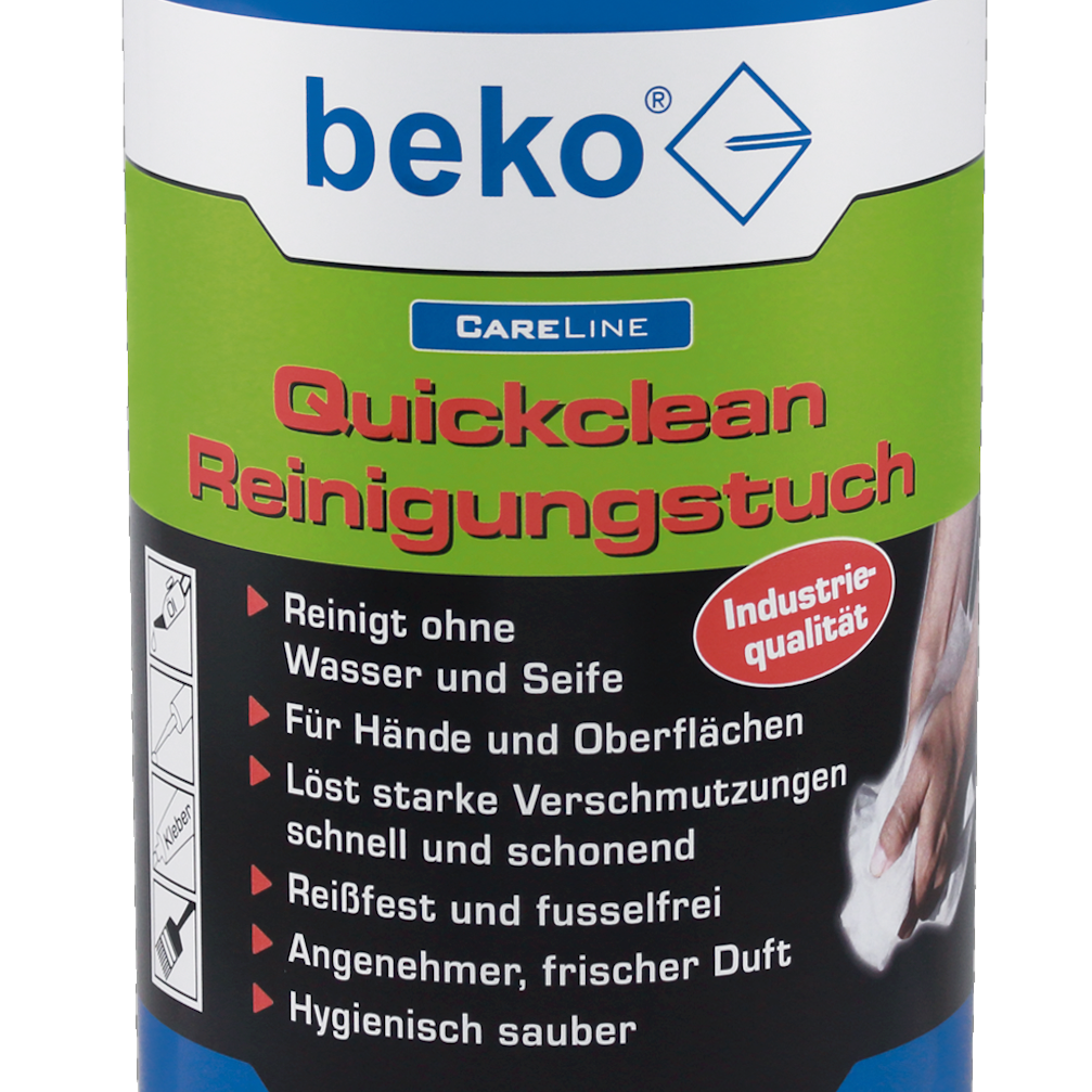beko® CareLine Quickclean Reinigungstücher, 100er Set