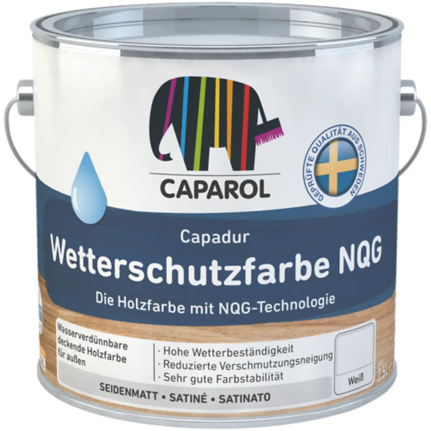 caparol capadur wetterschutzfarbe holzfarbe nqg weiss