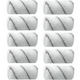10er Set ⎥ Malerwalze "SCHWARZFADEN"  Breite 12cm, Pol 12mm, Kern30