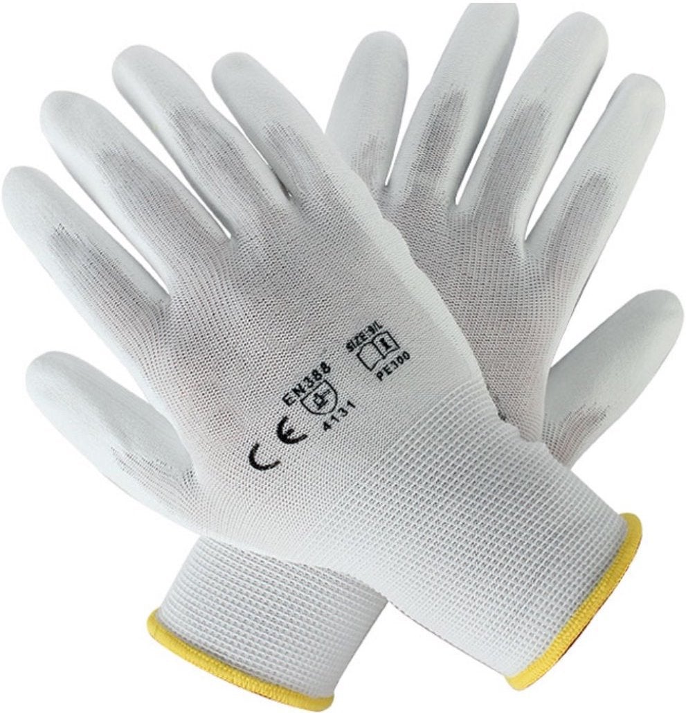 B2B ANGEBOT klebemeister® Nylon PU Handschuhe (72 Paar)