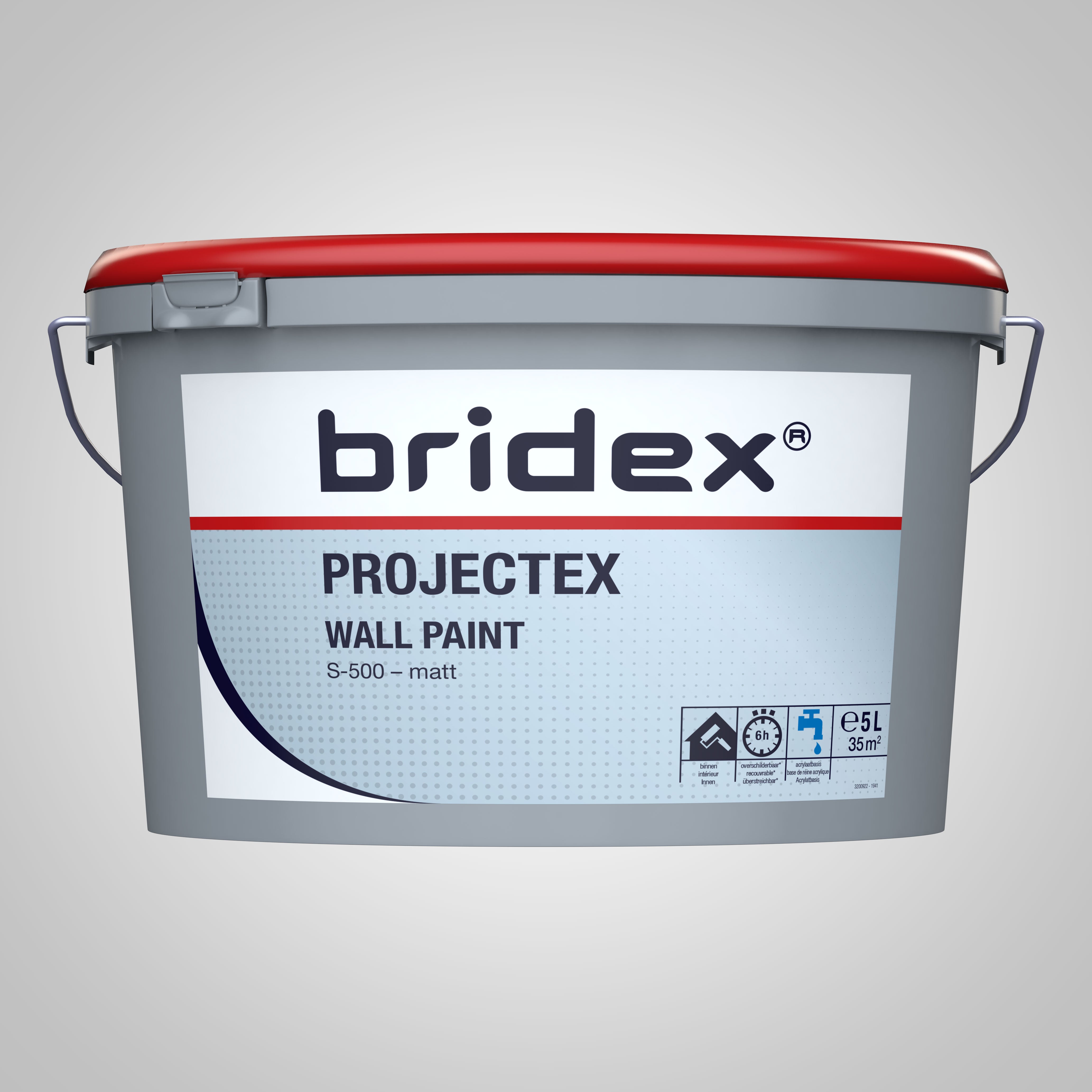 bridex® Projectex | Profi Innen-Wandfarbe Deckkraft Klasse 2
