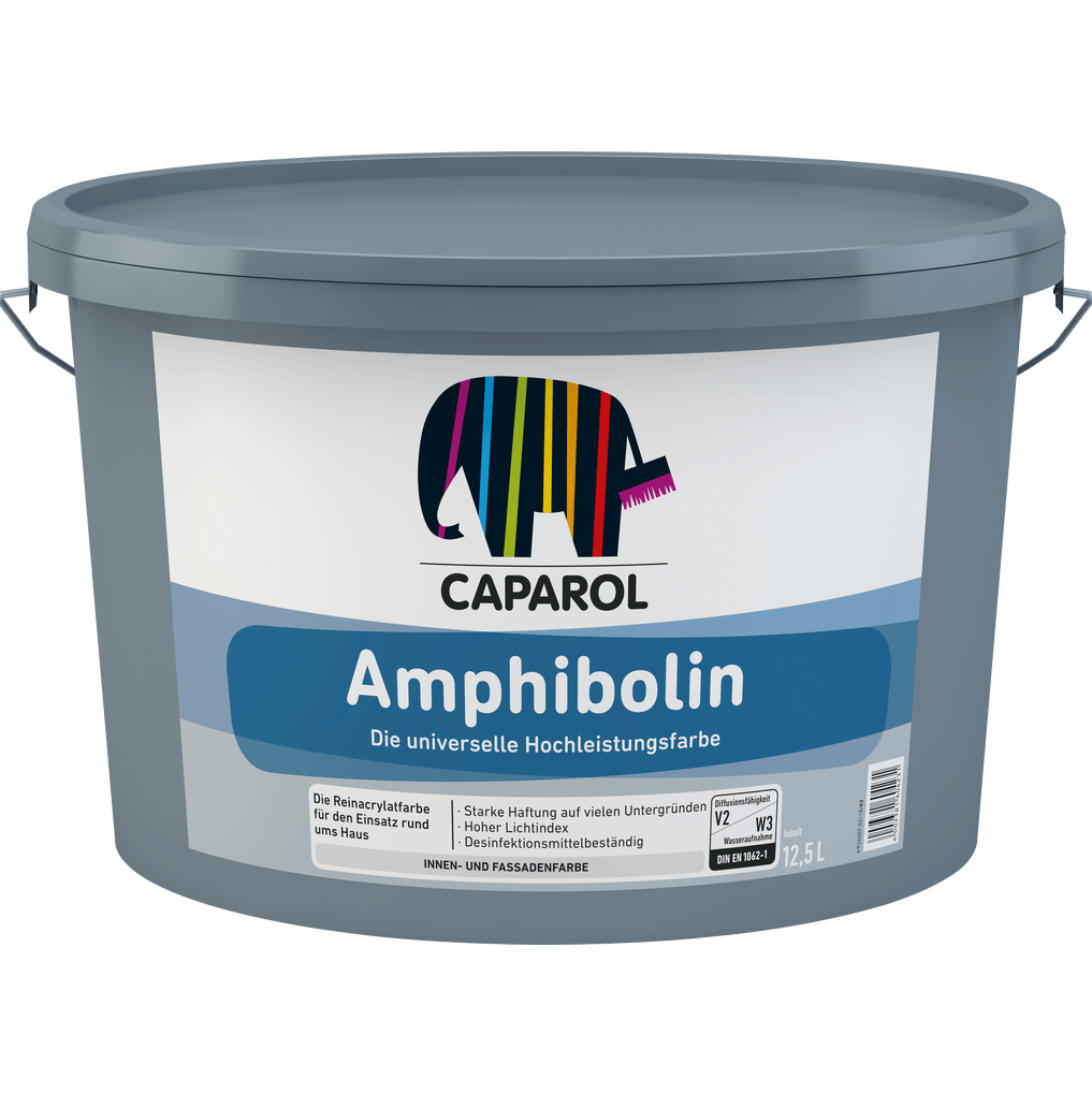CAPAROL® Amphibolin Fassaden- und Wandfarbe, weiß