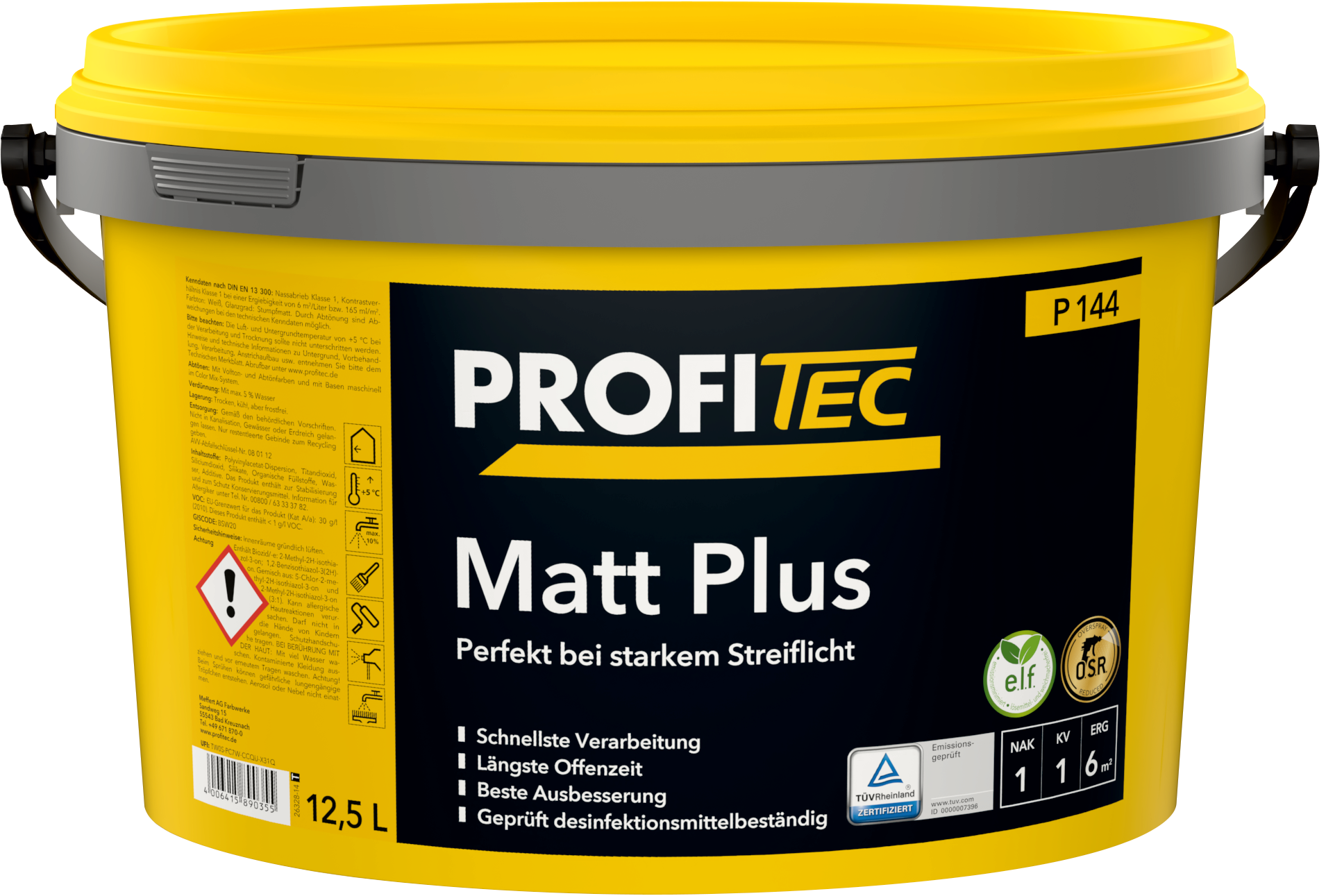 ProfiTec P144 Matt Plus, weiß