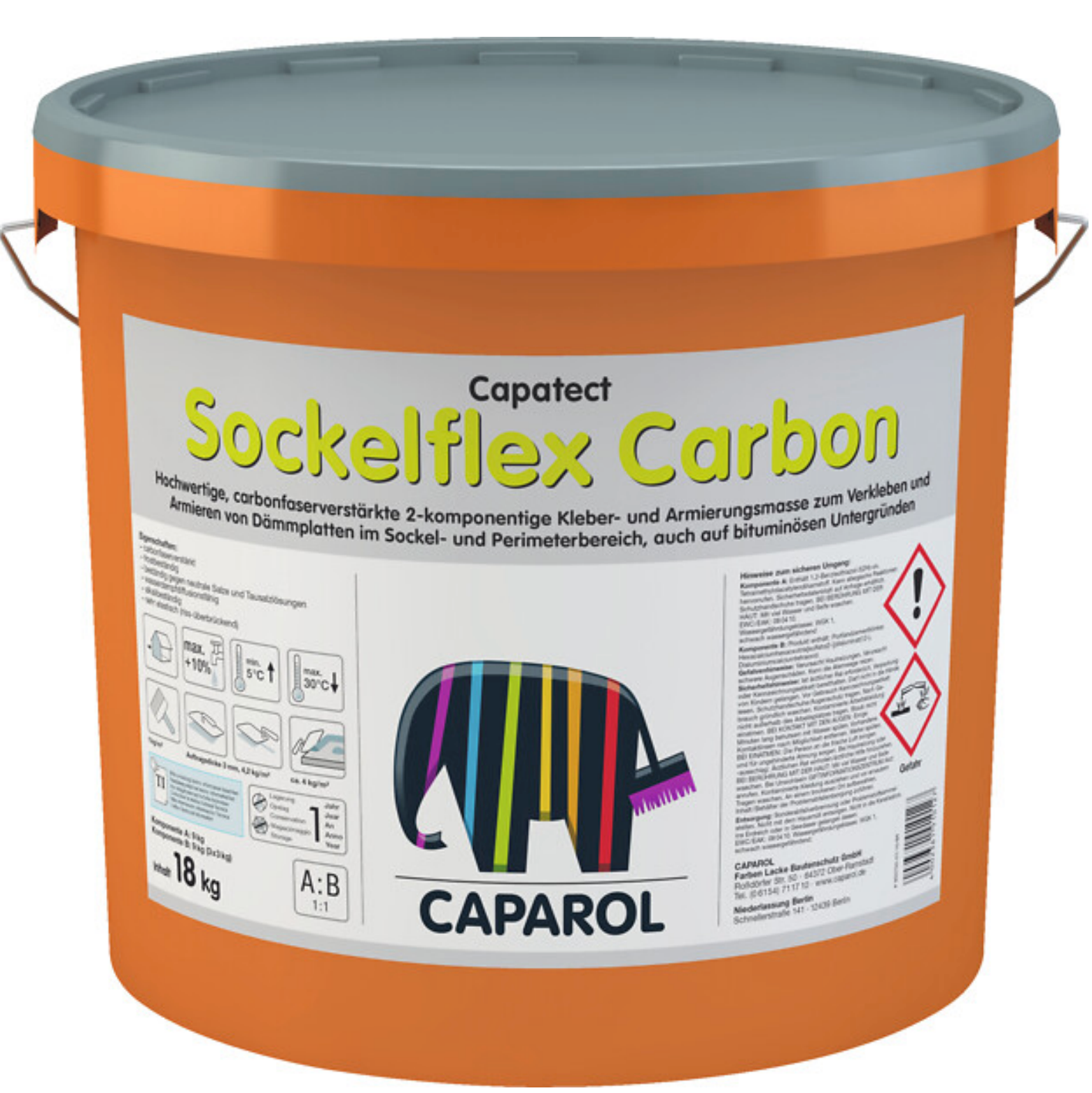 Caparol Capatect SockelFlex Carbon, 18kg